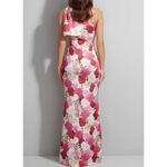 SACHIN & BABI Chelsea One Shoulder Bow Gown, Campo Di Fiore, 2 (US) Pink Photo 3