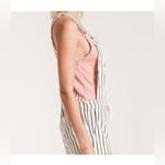 Ocean Drive  Tie-Waist blue/white Striped Overall romper Shorts Photo 3