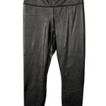 90 Degrees by Reflex 90 Degree by Reflex Metallic Leather Look Brown High Rise Leggings Medium M Photo 0