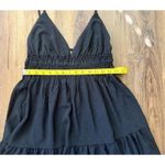 Inspired Hearts Black Mini Dress Sleeveless Smocked Casual Summer XL EUC Photo 3