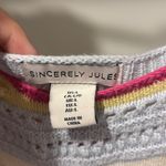 Sincerely Jules Crochet Multicolor Top  Photo 1