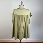 TALULAH  Olive Green Pleated Tunic Photo 5