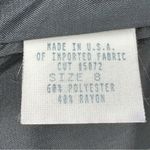 Geoffrey Beene Geoffrey‎ Beene Windowpane High Waist Cuff Hem Straight Leg Trouser Pants Grey 8 Photo 11