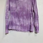 Sundry  Purple Tie Dye Long Sleeve T-Shirt Sz 2 Photo 3