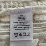 Eddie Bauer Shirt Women Small Cream Sheer Lace Top Embroidered Mesh Feminine Photo 7