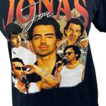 Gildan  Women's Black Joe Jonas Graphic Short Sleeve Band T Shirt Tee Top Size S Photo 2