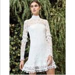 Alexis  Callisto White Lace Mini Dress Photo 1