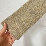 Anthropologie Tokyo Map Beige Wool Cardigan Sweater Womens M Boho Structured Photo 2