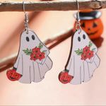 None New, Cute Halloween Ghost Earrings Photo 1