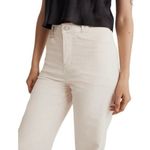 Madewell  Emmett Wide Leg High Waist Corduroy Pants Size 33 Antique Cream NEW Photo 4