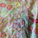 Ralph Lauren Lauren  Pink and Green Paisley PJ Top Bundle L Photo 5