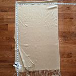 Nine West NWT Woman’s Solid Beige Scarf 22”x 70/80” Photo 7