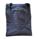 Universal Threads Universal Thread Charcoal Gray V-Neck Short Sleeves Cotton M # 1351 Photo 6