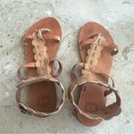 Gladiador Sandals Handmade in Greece Genuine Leather Size 41 Tan Photo 3