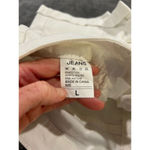 SheIn Jean Shorts Women's Size Large White High Waist Cut Off Casual Summer NEW Photo 8