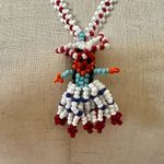 American Indian seed kachina doll necklace Photo 2