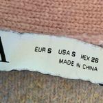 ZARA  Pink & Yellow Argyle Cardigan S Photo 6