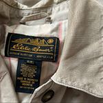 Eddie Bauer  Women’s Oversized Beige Flannel Lined Field Jacket Size Small Photo 2