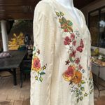 Johnny Was “The Wonder Years” embroidered cashmere blend sweater NWT RARE Photo 4