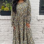 Floral print maxi dress sz m No brand Multi Size M Photo 1