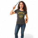 Harry Potter Hogwarts Crest Graphic Tee Size XL Gray Photo 1