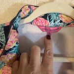 Simply Southern  Pineapple Print Tunic Dress  XL Sleeveless Collared Navy Trim Photo 4