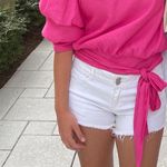 DO+BE Pink One Shoulder Top Photo 1