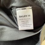 Bailey44 Dark Wave Tiered Faux Leather Bronze Sheath Dress Photo 9