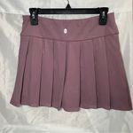 Purple matching crop top & pleated athletic tennis golf skirt workout set sz M Size M Photo 5