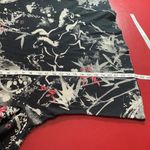 Jess & Jane Womens 1X Cotton Top Horse Print Artsy Equestrian Western Boho comfy Black Photo 11