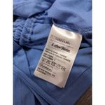 & Other Stories & Other Stories ruched fitted drawstring neck gatherd long sleeve blue top Large Photo 5