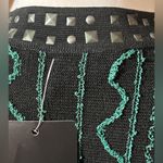 Ming Wang  Black and Green Patterned Blazer Size Small NWT Photo 5