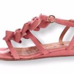 Tibi pink suade bow sandals with box Photo 0