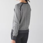 Lululemon Devi Crew Knit Sweater in Heathered Dark & Light Gray Photo 1