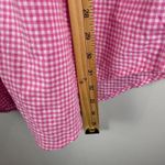 Ralph Lauren  LRL Sleep Shirt Women's S Pink White Gingham Check Button Front Photo 7