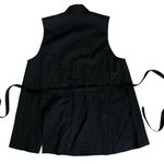 Universal Standard Jenny Black Wool Sleeveless Jacket Vest Tie Belt XS NEW Photo 4