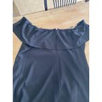 Charles Henry  Nordstrom Black‎ Off Shoulder Flirty Ruffle No Tag Measures XL Photo 2