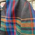 Vintage Henry Lee Petites Christmas Holiday plaid crop blazer Red Size 10 Photo 1