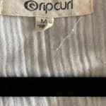 Rip Curl  Cream Button-Up Women's Swim Cover-Up Photo 4