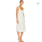 We Wore What  Corset Midi Dress in Whisper White Photo 1