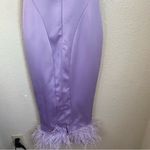 House Of CB HOUSE‎ OF CB 'Helena' Orchid purple lavender Satin Midi Dress /Size XS NWOT Photo 8