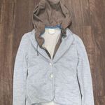Elevenses Anthropologie Dickie XS hooded jersey jacket Photo 2