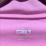 Nike Drifit Pink Pullover Athletic Pullover Sweatshirt Woman’s Size Large Photo 1