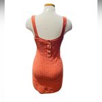 Free People  burnt orange beach seersucker dress Size Medium Photo 6