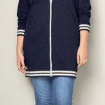 Venus long bomber jacket navy blue/white S Photo 0