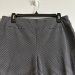 Chico's so slimming Brigitte Dot Grid Ankle pull on Pants black white size 1.5 Photo 1