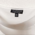 Topshop Sheer Cowl Neck Cami Top White Size 4 Photo 3