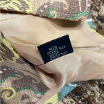 Lafayette 148 Floral Print Cropped Ruffle Jacket 6 Brown Photo 6