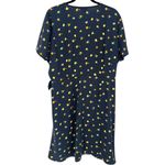 J.Crew Womens Short Sleeve Drapey Twill Lemon Print Wrap Dress Size 20 Novelty Photo 3