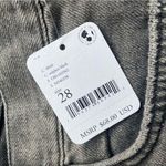 Free People NWT  Loving Good Vibrations Black Distressed Jean Shorts Size 28 NEW Photo 12